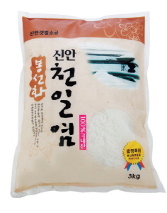 봉선화 신안 천일염 간수뺀 소금  3kg